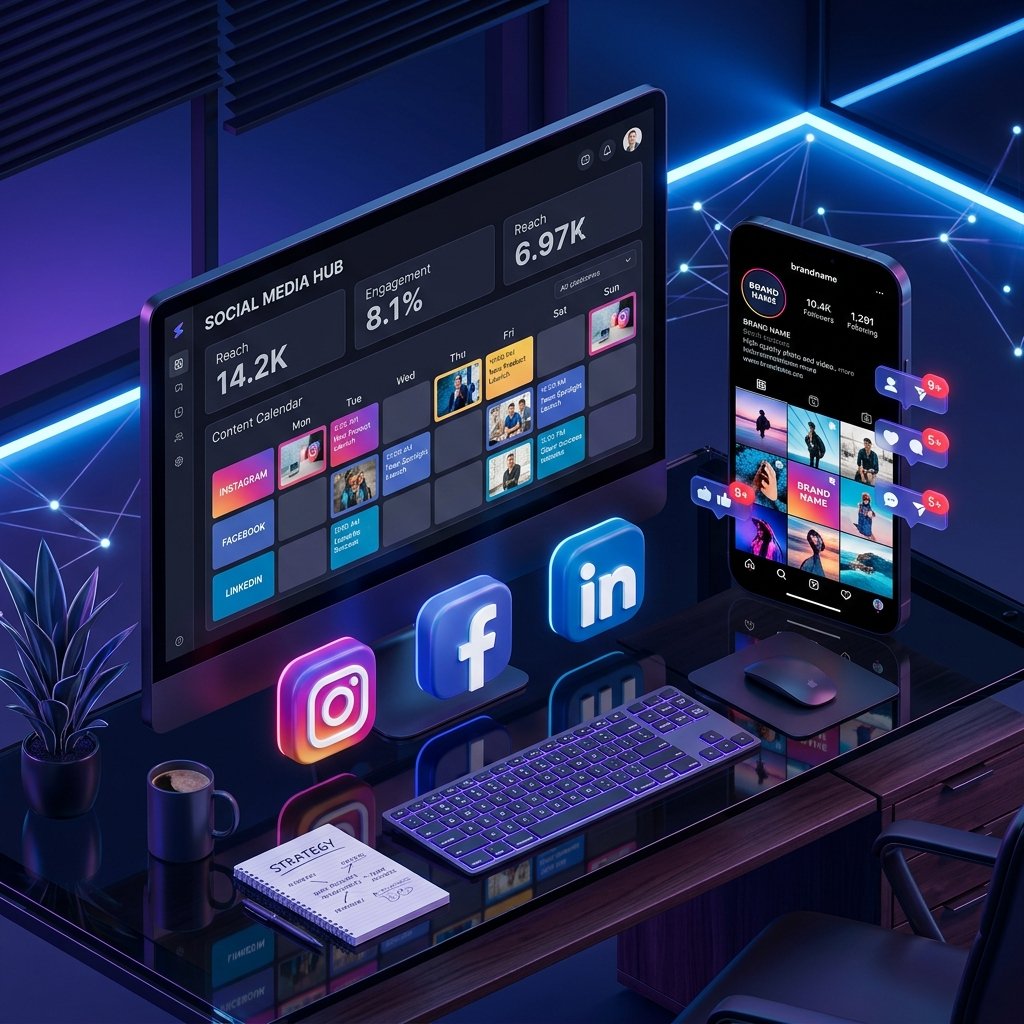 Social Media Management Brand Growth JSV Tech Flux